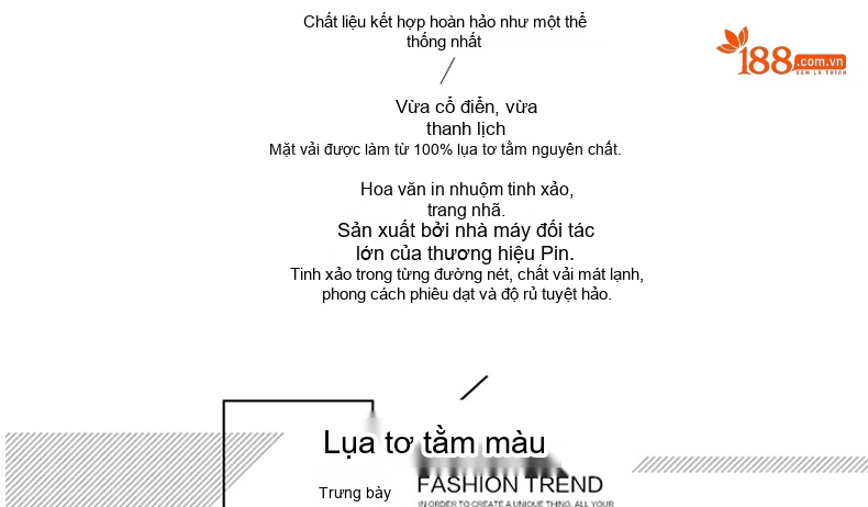 Váy Lụa Tằm Ý Thêu Hoa Tay Lỡ Dáng Dài Màu Trắng chi tiết 3