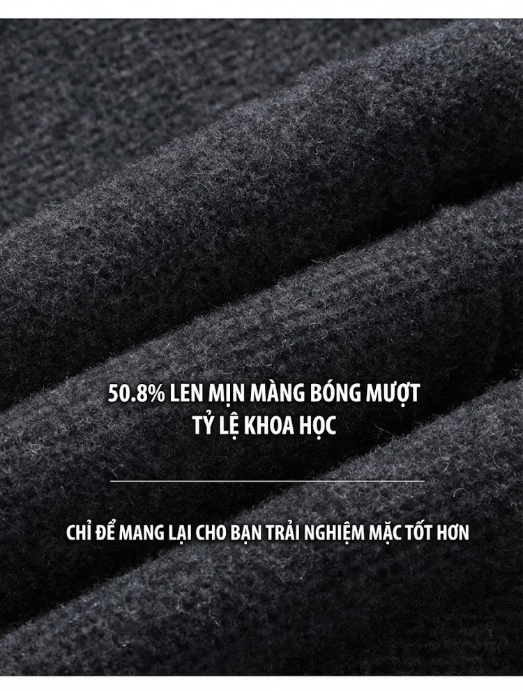 Áo Vest Nam Hai Mặt Dáng Ôm Thu Đông Chất Liệu Lông Cừu Màu Xám, Kẻ Caro chi tiết 25