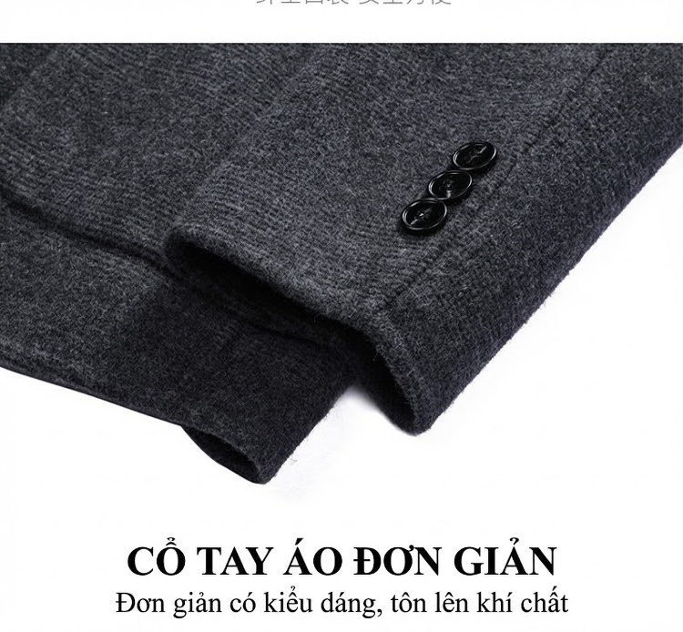 Áo Vest Nam Hai Mặt Dáng Ôm Thu Đông Chất Liệu Lông Cừu Màu Xám, Kẻ Caro chi tiết 39