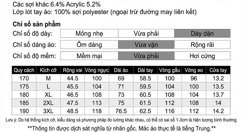 Áo Vest Nam Kẻ Sọc Thu Đông Tôn Dáng Hai Mặt Chất Liệu Len Màu Xám, Xanh Navy chi tiết 33
