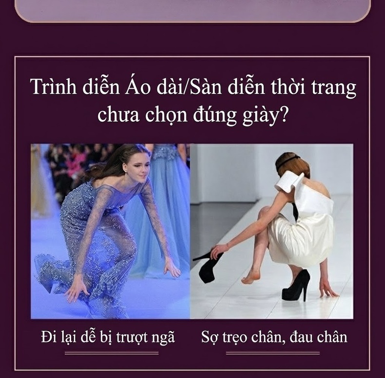 Giày Cao Gót Nữ Quai Ngang Da Bóng Mũi Tròn Chiều Cao Đế Khoảng 7cm Màu Trắng, Đen, Đỏ, Bạc... chi tiết 3