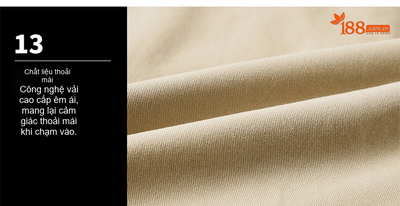 Áo Khoác Nam Cotton Dáng Dài Lót Lông Dày Dặn Màu Xanh, Kem, Nâu, Đen chi tiết 27