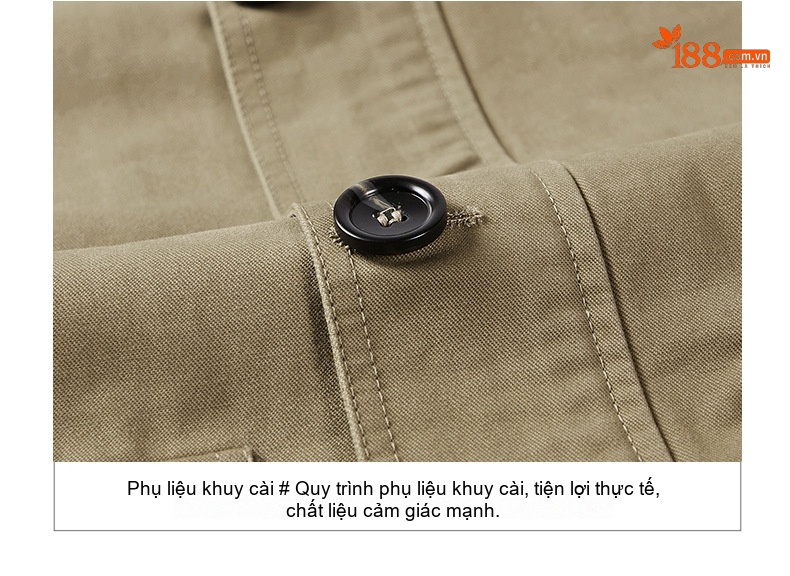Áo Khoác Gió Nam Dáng Dài Vừa Vặn Có Mũ Trùm Đầu Phong Cách Casual Màu Be, Nâu, Xanh Lá, Đen chi tiết 30