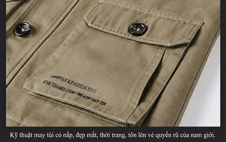 Áo Khoác Gió Nam Dáng Dài Lót Lông Cừu Non Dày Dặn Có Mũ Trùm Đầu Màu Be, Đen, Nâu, Xanh... chi tiết 27