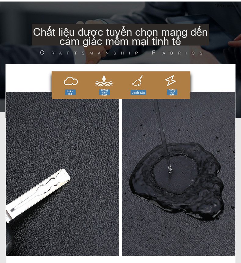 Túi Đeo Chéo/Xách Tay/Đựng Laptop Nam Da Bóng Khóa Số Công Sở Cổ Điển Màu Đen, Nâu chi tiết 5