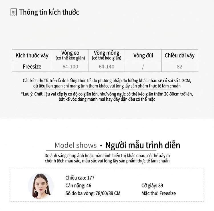 Chân Váy Chữ A Dáng Suông Lưng Cao Xẻ Sau Phong Cách Thanh Lịch Màu Hồng, Xanh, Tím, Xanh Dương... chi tiết 9