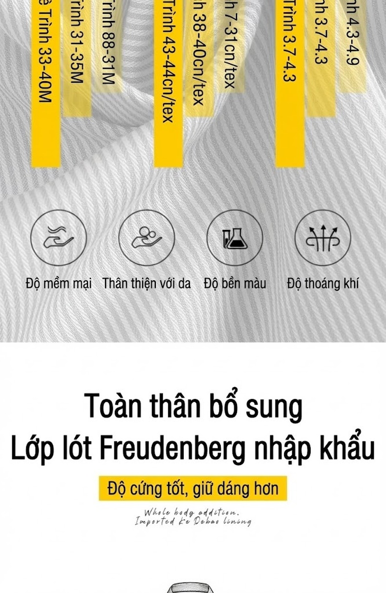 Áo Sơ Mi Dài Tay Nam/Nữ Cotton Chống Nhăn Sọc Caro Công Sở Màu Xanh Dương chi tiết 6