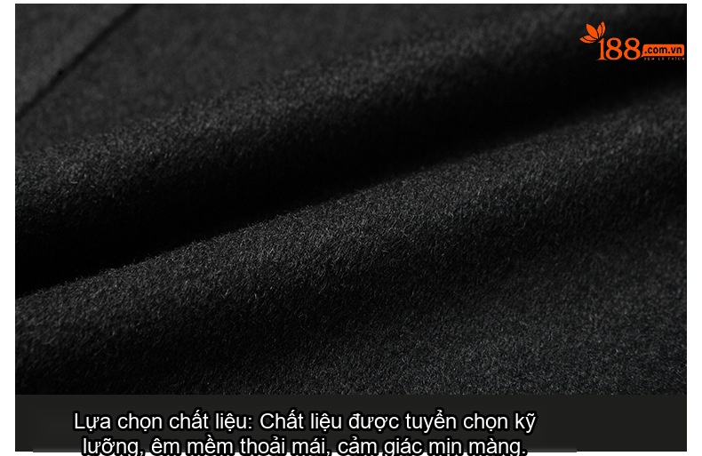 Áo Khoác Bomber Nam Vải Nỉ Dáng Rộng Màu Đen, Xám chi tiết 9