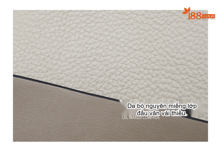 Túi Xách Tay Nữ Da Thật Hàn Quốc Phối Màu Thời Trang chi tiết 4