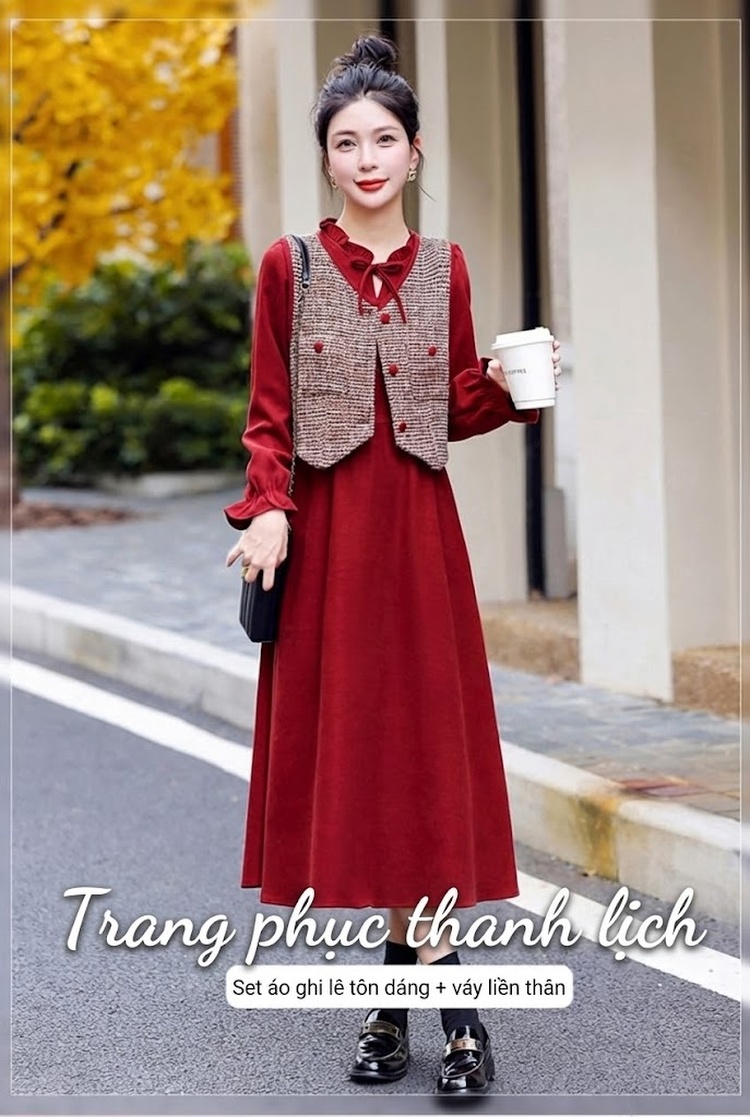 Đầm Ôm Body Nữ Lưới Ren Họa Tiết Hoa Tay Dài Màu Đen, Kem chi tiết 3