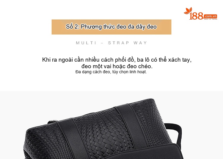 Túi Xách Tay Nữ Da Bóng Vân Đan Lớn Đựng Vừa Laptop Công Sở Màu Đen chi tiết 6