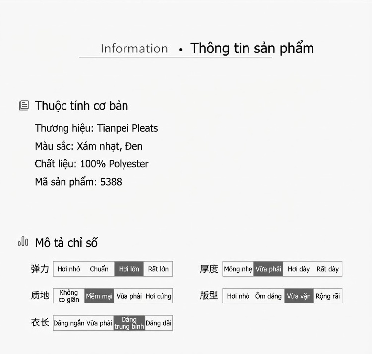 Áo Khoác Dáng Dài Nữ Phong Cách Hàn Quốc Công Sở Màu Xám, Đen chi tiết 7