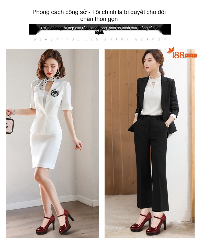 Giày Cao Gót Nữ Mũi Nhọn Quai Ngang Da Bóng Chiều Cao Đế Khoảng 9cm Màu Đen, Đỏ, Bạc chi tiết 1