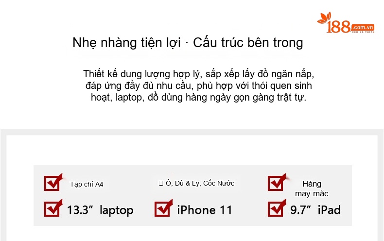 Túi Đeo Chéo Nam Da Bò Dáng Postman Cổ Điển Vintage Đựng Laptop Đi Làm Màu Nâu chi tiết 8