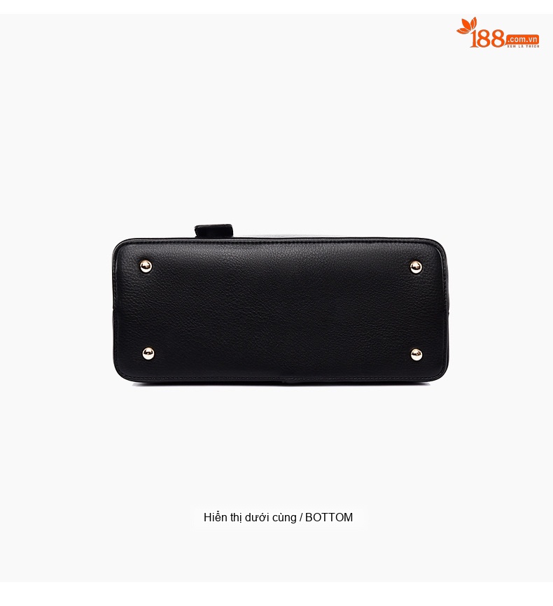 Túi Tote Nữ Da Mờ Sức Chứa Lớn Cao Cấp Đeo Vai Đi Làm Hàng Ngày Màu Đen, Xanh chi tiết 21