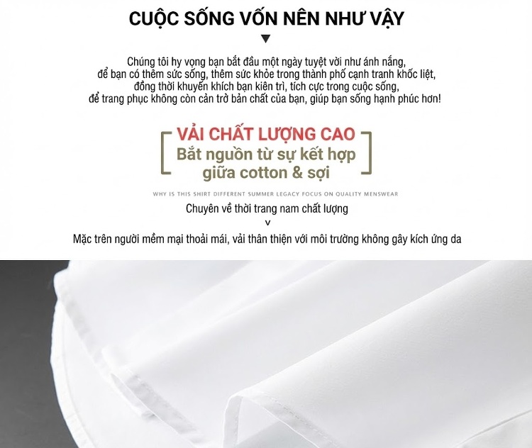 Áo Sơ Mi Tay Dài Nam Form Ôm Vừa Vặn Phối Màu Đen, Trắng, Đỏ chi tiết 4
