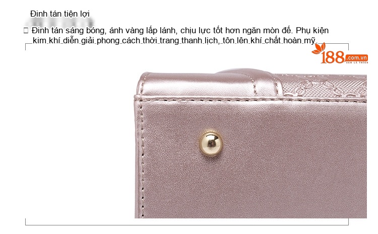 Bộ Túi Xách Tay và Túi Đeo Chéo Nữ 4 Món Da Bóng Thời Trang Màu Đen, Đỏ, Nâu, Hồng chi tiết 44