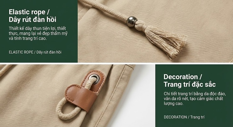 Áo Khoác Jacket Nam Cotton Dáng Ôm Vừa Vặn Phong Cách Thường Ngày Màu Be, Đen, Nâu, Xanh... chi tiết 14