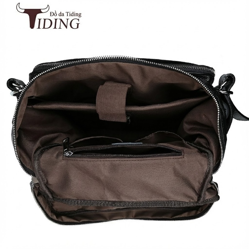 Giày Tây Buộc Dây Nam Da Bóng Đinh Tán Chiều Cao Đế Khoảng 3cm Màu Đen, Nâu