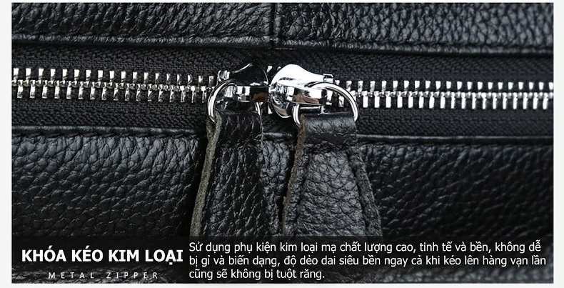 Giày Tây Buộc Dây Nam Da Bóng Đinh Tán Chiều Cao Đế Khoảng 3cm Màu Đen, Nâu chi tiết 10