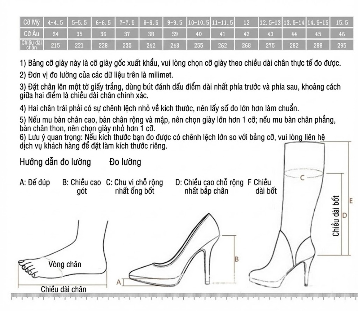 Giày Cao Gót Nữ Mũi Nhọn Da Bóng Chiều Cao Đế Khoảng 6cm Màu Đen, Trắng, Kem chi tiết 22