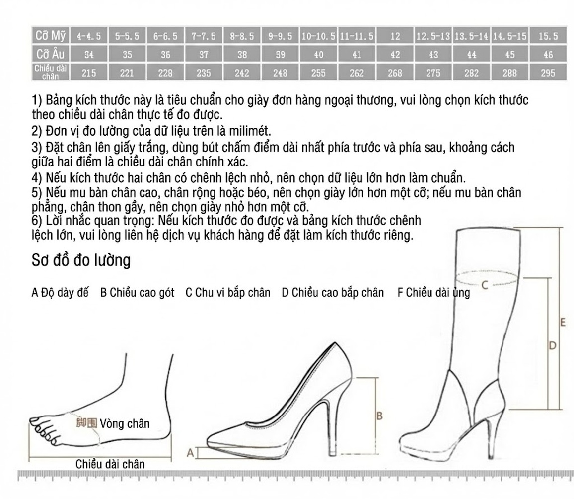 Giày Cao Gót Nữ Mũi Nhọn Ren Chiều Cao Đế Khoảng 8cm Màu Đen chi tiết 8