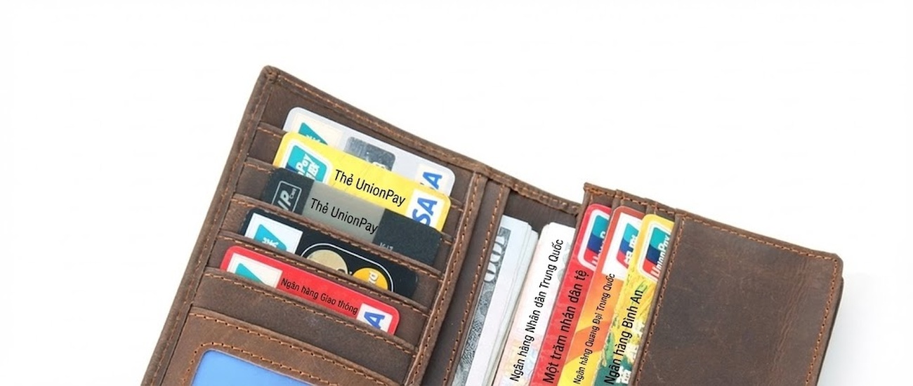 Ví Dài Nam Da Thật Vân Cá Sấu Hình Đầu Lâu Phong Cách Retro