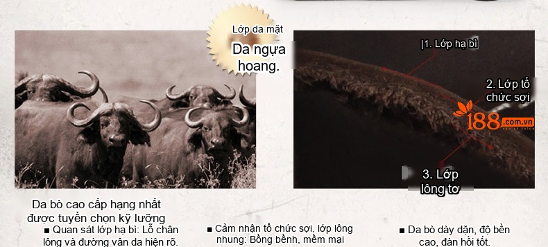 Túi Đeo Chéo Nam Da Bò Sáp Kiểu Cổ Điển chi tiết 8