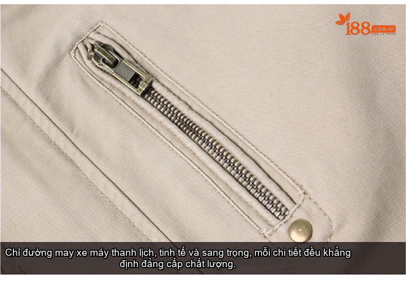 Áo Khoác Nam Cotton Dáng Lửng Có Mũ Trùm Đầu Phong Cách Công Sở Màu Be, Nâu, Xanh, Đen... chi tiết 24