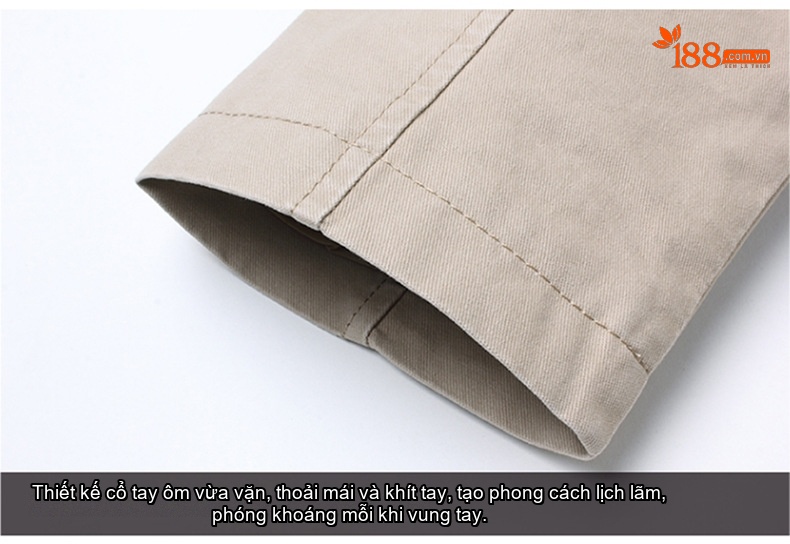 Áo Khoác Nam Cotton Dáng Lửng Có Mũ Trùm Đầu Phong Cách Công Sở Màu Be, Nâu, Xanh, Đen... chi tiết 26