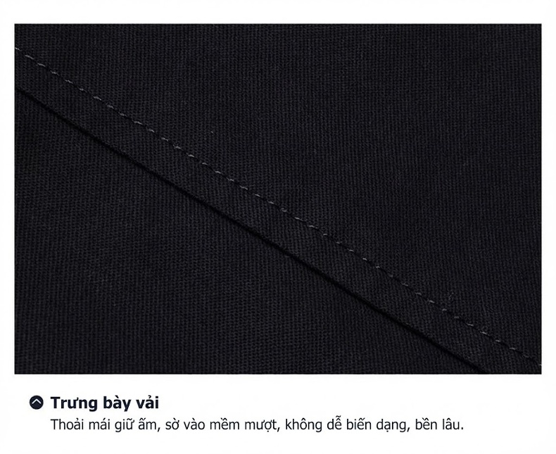 Áo Khoác Dáng Rộng Có Mũ Trùm Đầu Phong Cách Âu Mỹ Màu Đen, Nâu, Xanh, Be chi tiết 22