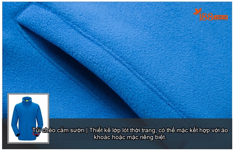 Áo Khoác Gió 3in1 Nam Nữ 2 Lớp Lót Lông Cừu Non Đi Phượt Leo Núi Màu Xanh Dương, Xám, Đỏ, Hồng... chi tiết 34