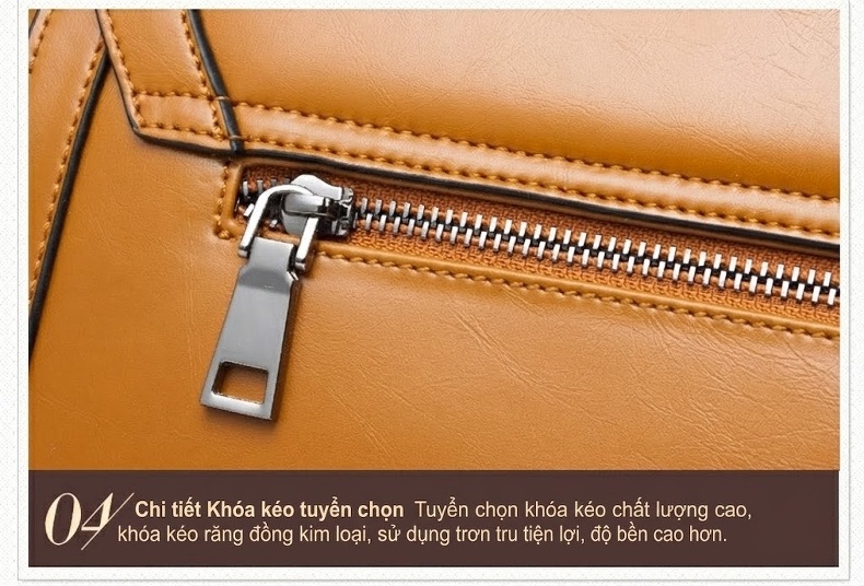 Túi Xách Nữ Kelly Da Thật May Chỉ Thủ Công Thanh Lịch Màu Đỏ, Đen, Nâu chi tiết 42