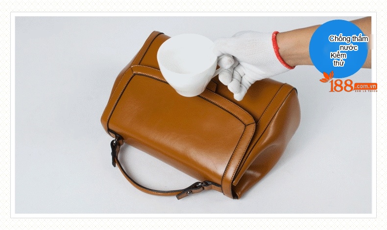 Túi Xách Nữ Kelly Da Thật May Chỉ Thủ Công Thanh Lịch Màu Đỏ, Đen, Nâu chi tiết 60