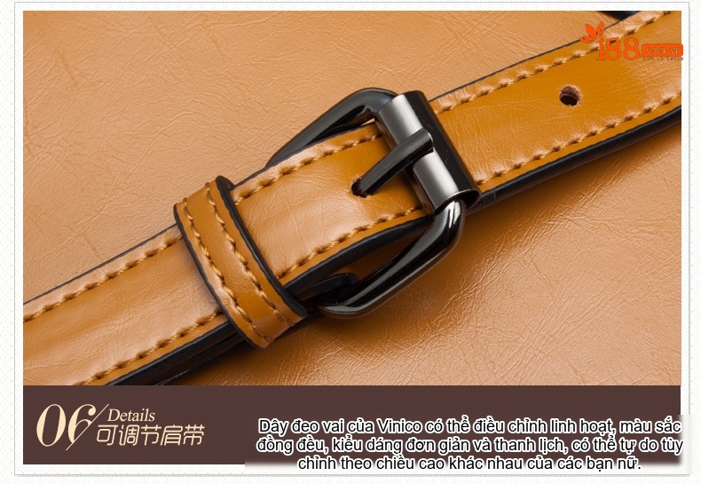 Túi Xách Nữ Kelly Da Thật May Chỉ Thủ Công Thanh Lịch Màu Đỏ, Đen, Nâu chi tiết 46