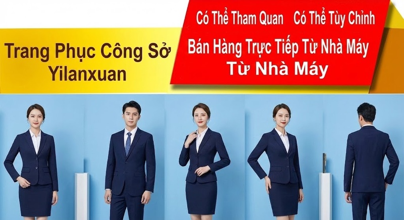 Bộ Vest Công Sở Nữ Quần/Chân Váy Áo Vest Thiết Kế Thời Trang Màu Xám, Đen chi tiết 1