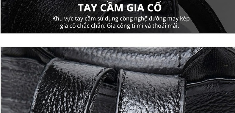 Balo Nữ Da Thật Phong Cách Đường Phố Màu Đen, Nâu, Xanh Navy chi tiết 21