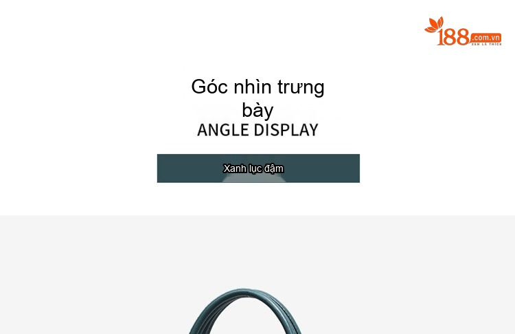 Túi Đeo Vai Nữ Da Bóng Sức Chứa Lớn Túi Xách Tay Công Sở Thường Ngày Màu Xanh Lá, Trắng chi tiết 12