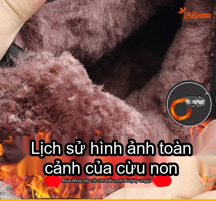 Giày Cao Cổ Nam Da Bò Lót Lông Giữ Ấm Chiều Cao Đế Khoảng 4cm Màu Đen chi tiết 5