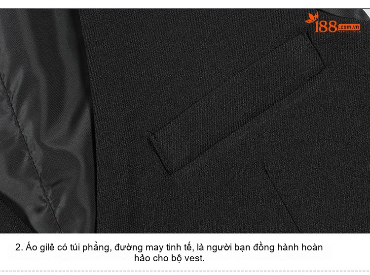 Bộ Vest Nam Màu Trơn Kiểu Dáng Ôm Vừa Vặn Phong Cách Hàn Quốc Màu Đen, Xám chi tiết 25