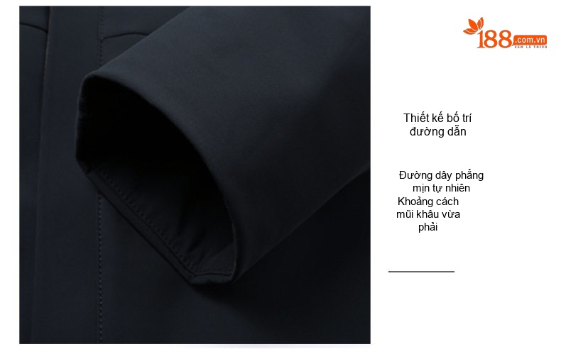 Áo Khoác Phao Nam Milk Silk 90% Lông Ngỗng Xám Mỏng Nhẹ Có Mũ Màu Xanh Navy chi tiết 9