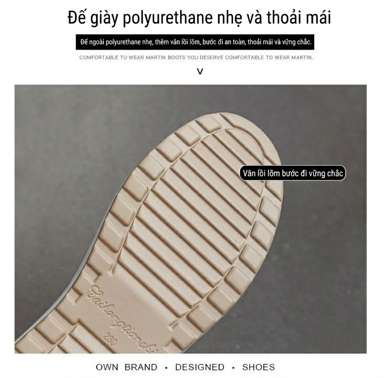 Giày Lười Nữ Đế Bánh Mì Da Bóng Lấp Lánh Chiều Cao Đế 8cm Màu Đen, Bạc chi tiết 13
