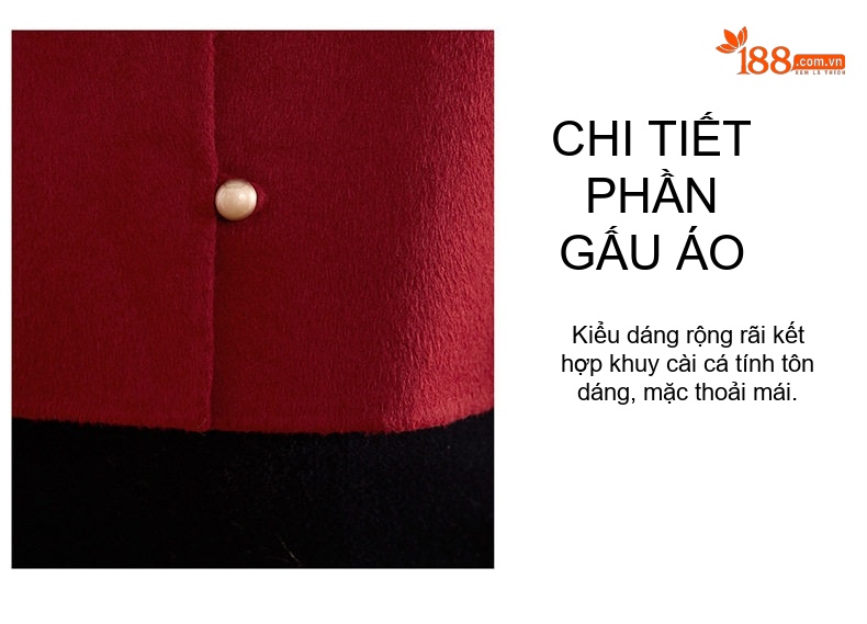 Áo Khoác Lông Cừu Non Ngắn Tay Dáng Ôm Thời Trang Thu Đông Màu Kem, Đen, Đỏ chi tiết 12