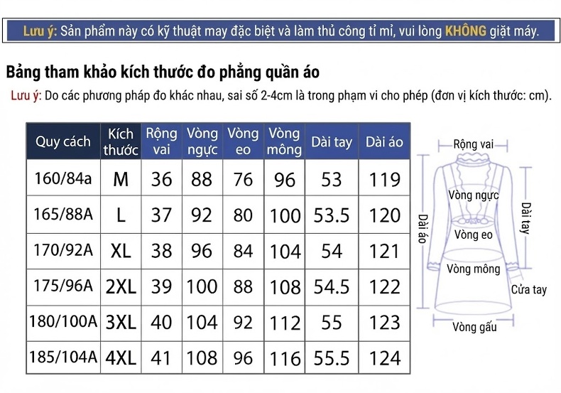 Váy liền thân Nữ Dáng Dài Tay Dài Chiết Ly Thủ Công Cao Cấp Màu Xanh Lam chi tiết 19