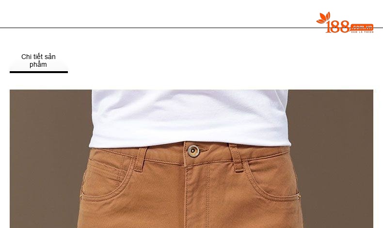 Quần Dài Nam Cotton Co Giãn 7 Màu Ống Đứng Thoải Mái chi tiết 28