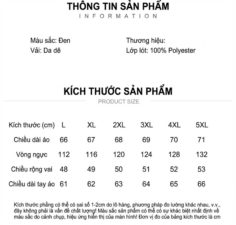 Áo Khoác Da Thật Nam Da Dê Lớp Đầu Ngắn Tay Dài Cổ Bẻ Màu Đen chi tiết 3