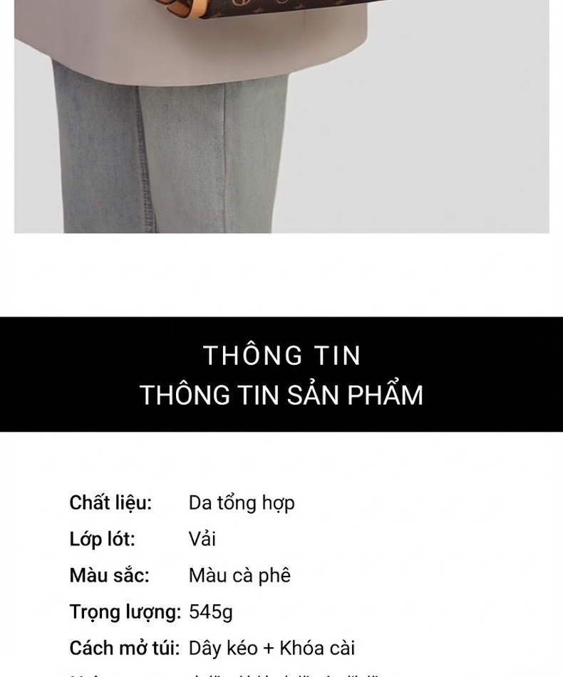 Túi Xách Nữ Họa Tiết In Hoa Đeo Chéo Đeo Vai Xách Tay Cao Cấp chi tiết 5