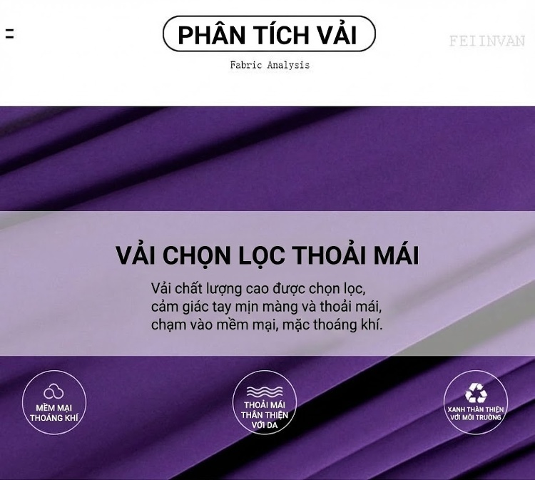 Váy Dự Tiệc Dáng Dài Nữ Tính, Tay Bồng, Xếp Ly, Phong Cách Pháp Màu Tím chi tiết 2