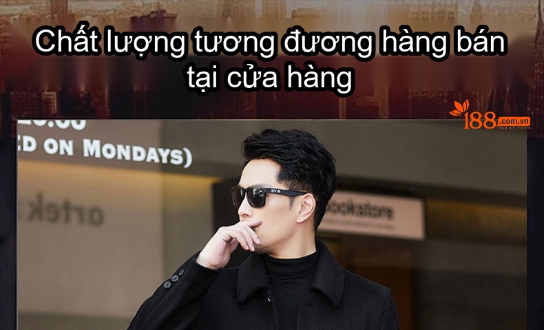 Áo Khoác Dạ Nam Lông Cừu Dáng Dài Phong Cách Lịch Lãm Màu Đen chi tiết 3