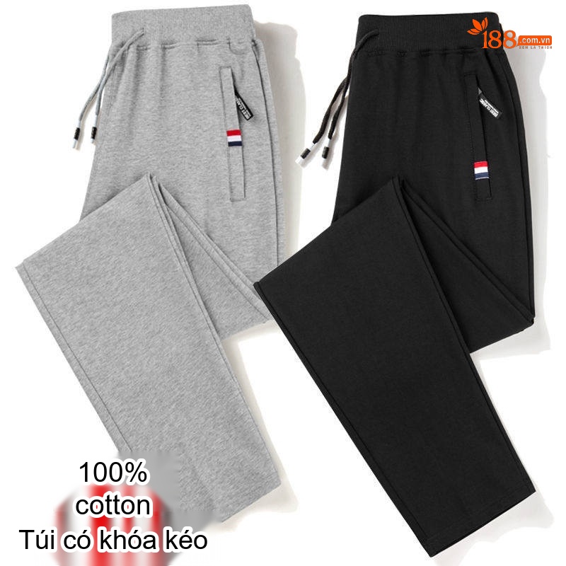 Quần Dài Nam Cotton Ống Đứng Co Giãn Thoải Mái Phong Cách Công Sở Màu Đen, Xám, Nâu chi tiết 17